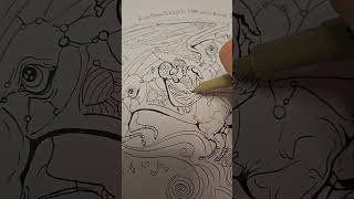Mother. Drawing the trurus zodiac sign. #art #illustrative #mom #baby #astrology #love #eyes #create