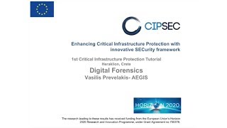 1st CIPSEC Critical Infrastructure Protection Tutorial 4