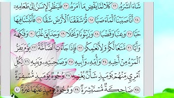 سورة عبس | ناصر القطامي | تلاوة مرئية HD 1080p
