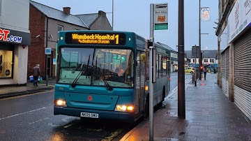 Route 1: 1773/NK05 GWU-Arriva Northumbria-Dennis Dart SLF/Dennis MPD
