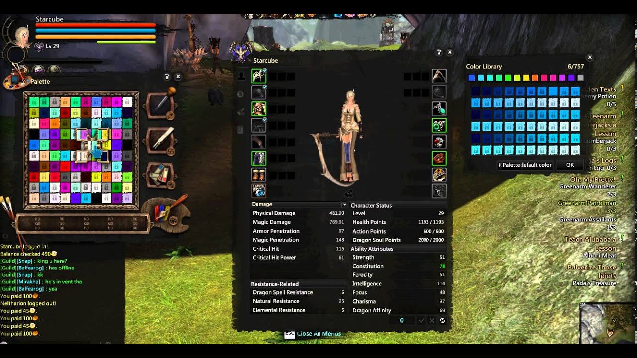 Armor Dye tutorial, Dragons Prophet YouTube