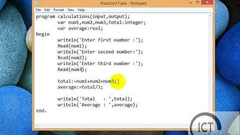 -පැස්කල්- Pascal in Sinhala  , OL ICT Pascal Programming-පැස්කල්