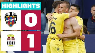 Highlights Levante UD vs FC Cartagena (0-1)