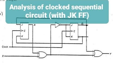 Analysis of clocked sequential Circuits ( with JK flip flop)
