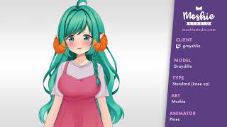 【Showcase】Grayshlin [ Live2D Vtuber Model ]