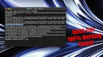 Fix: "Operation Not Permitted" on Mac Terminal SOLVED in 1 Minute! (2025 Guide)