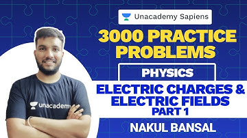 Electric Charges & Electric Fields Part 1 | Physics 3000 Practice Problem | NEET UG | Nakul Bansal