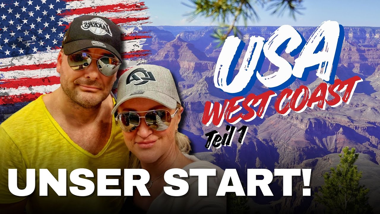 Unser Start in den USA! 🇺🇸 Road Trip West Coast (4K) | Part 1: LA, Route 66 & Grand Canyon