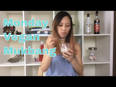 Monday Vegan Mukbang #14 Chia seeds breakfast musli