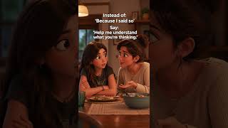 “5 Things to Say Instead of ‘Because I Said So’#parentingteens #teencommunication #parentingtips