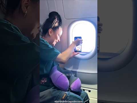 The girl lost her phone in plane 😯 #shorts