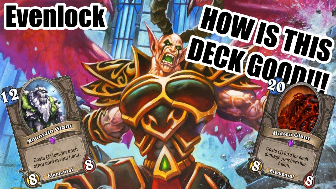 WAIT EVENLOCK IS BROKEN!!! | Evenlock Guide | United in Stormwind | Wild Hearthstone