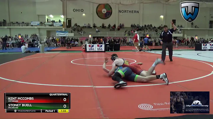 16U 152 Kent McCombs Michigan Vs Stoney Buell Mich...