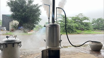 Nồi Hơi Áp Suất Sục Nấu Đậu Hũ đun bằng Điện kết hợp Củi siêu tiết kiệm