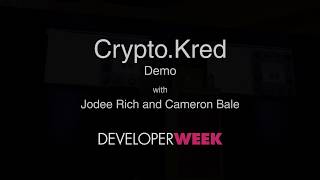 Crypto.Kred Demo at DeveloperWeek 2018