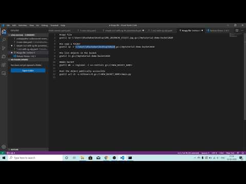 Creating and Managing Google Cloud Storage Bucket Using Command Line