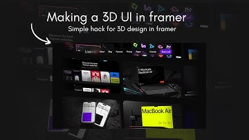 How to Create a Stunning 3D UI in Framer | Modern 3D Website Design Tutorial (2025)