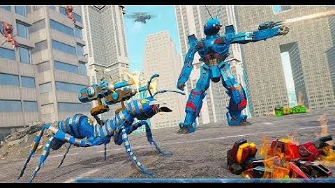 Ant Robot Transforming Part-1 | Rescue City War Robot Android GamePlay | By Game Crazy