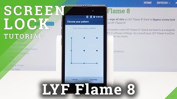 How to Add Screen Lock in LYF Flame 8 - Activate Screen Protection