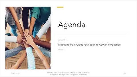 CDK Day 2020 - Moving From CloudFormation YAML to CDK - Benefits, How to do it in Prod and More!