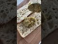 Cheesy miso garlic bread #recipe