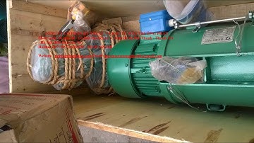 Palăng cầu trục dầm đơn 2 tấn - 6m,Pa lăng cáp điện 2 tấn, 3 tấn 5 tấn, 1 tấn