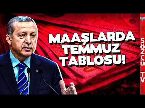 Emekli ve Memur Maaşında Yeni Tablo! Erdoğan'ın Müjdesi Temmuzda Maaşlar Ne Olacak?