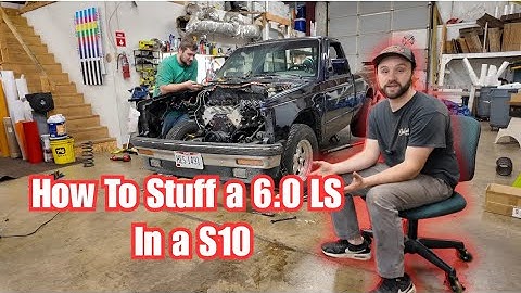 How To Stuff a 6.0 LS in a S10 | Budget Build Drag Truck