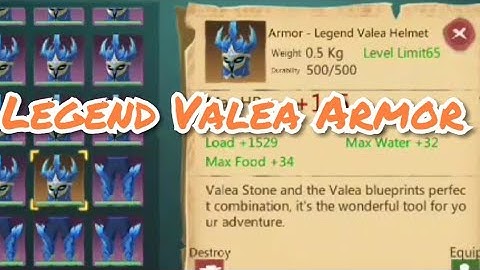 Legend Valea Armor Tutorial: Utopia Origin