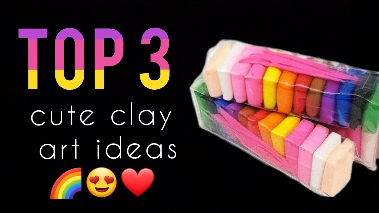 DIY Miniature Clay Creations | Easy Air Dry Clay Tutorial 🌈