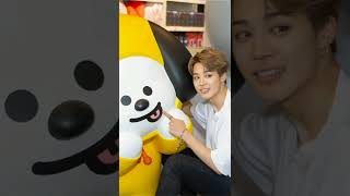 BTS WITH BT21💜💜|JIMIN WITH CHIMMY|#short #SHORTS
