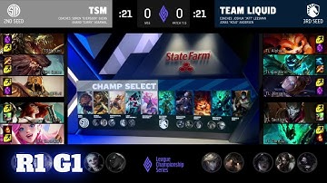 TSM vs TL - Game 1 | Round 1 LCS 2021 Mid-Season Showdown |  TSM vs Team Liquid  G1 full game
