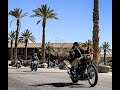 Riding with the antique motorcycle club in southern california