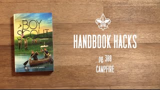 Build a Campfire – Boy Scouts of America Handbook Hacks