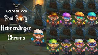 Pool Party Jarvan IV Syndra Heimerdinger Wallpaper LOL – LVGames.net