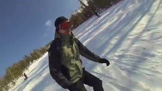 Ski on Belaya, Ural mountains 22 Feb 2016 / гора Белая