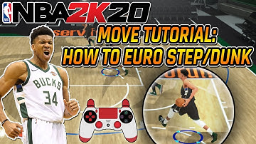 NBA 2K20 MOVE TUTORIAL - HOW TO EURO STEP IN NBA 2K20 WITH HAND CAM! EURO STEP LIKE GIANNIS!