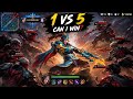 Zilong 1v5 can I win this battle alone ?