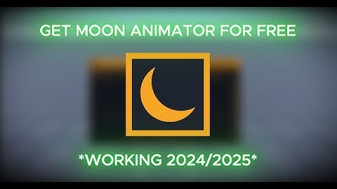 Roblox Studio  | How To Get Moon Animator For Free 2025/2026!!!