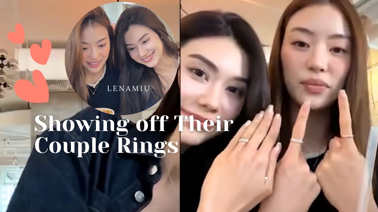[EngSub] LenaMiu Tiktok Live Not Them Flexing Matching Rings