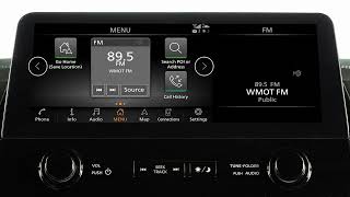 2024 Nissan Armada - Control Panel and Touch Screen Overview