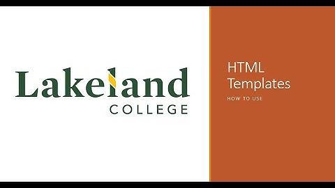 Using HTML Templates V2, in D2L