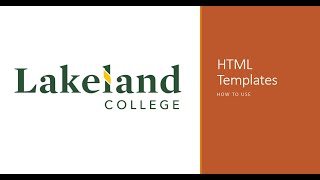 Using HTML Templates V2, in D2L
