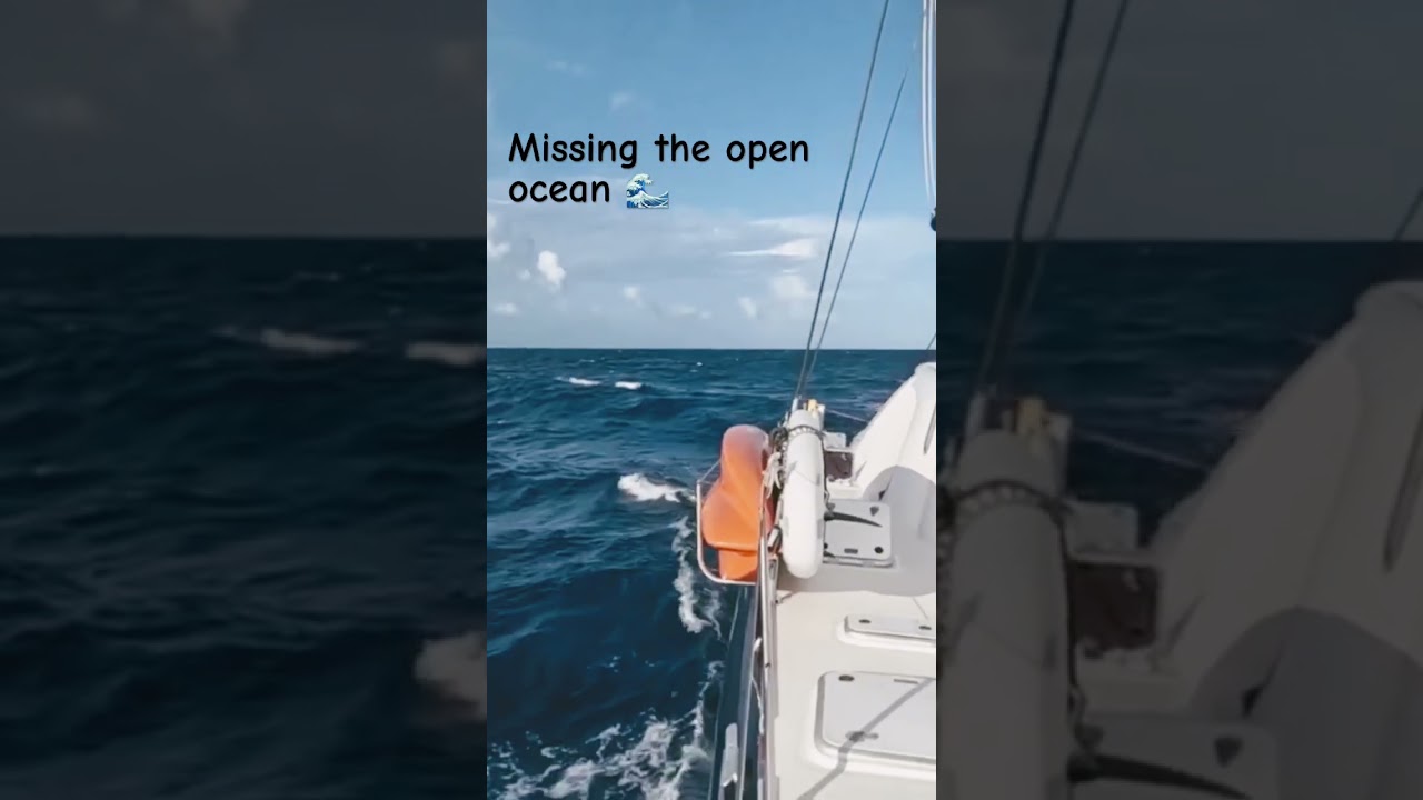 Wishing we were back on the ocean! #sailing #boatlife #sailingadventure #catamaran