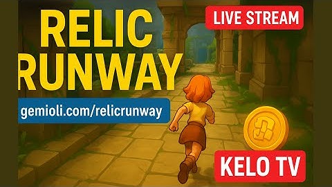 Exploring gemioli.com/RelicRunway – Fun Endless Run Adventure Game | Live on Kelo TV