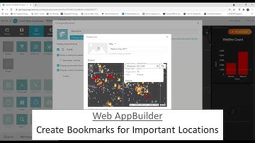 Web AppBuilder Create Bookmarks for Important Locations