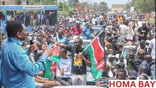 FEARLESS LINDA MWANANCHI ODM PARTY LEADER JAMES ORENGO STORM WANGA'S BEDROOM HOMA BAY!!