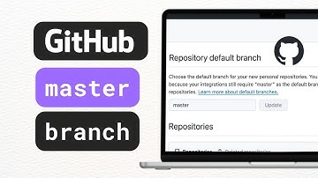 How to change GitHub default branch to master