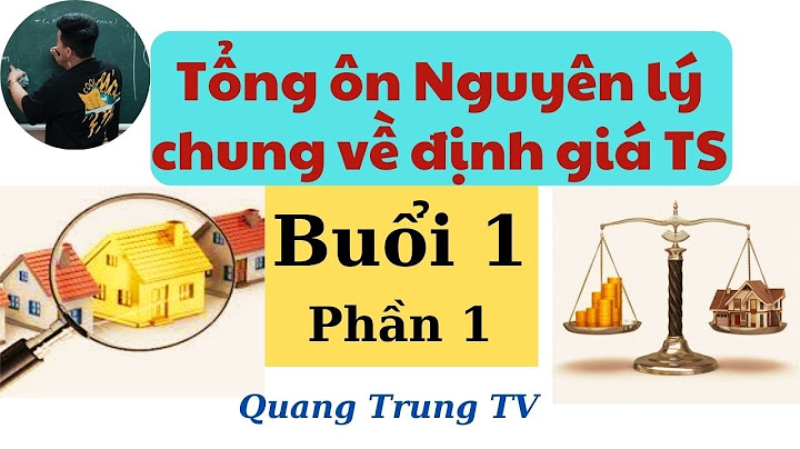 Dđáp án bài tập môn học định giá tài sản