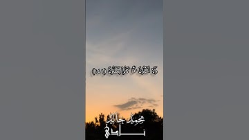 ولا تُسـَٔلُونَ عَمَّا كَانُواْ يعمَلُون|القارئ محمد خالد نادي #islam #islamicvideo #quran #islamic